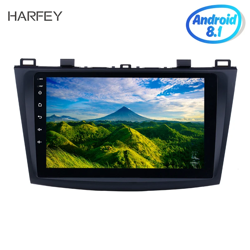 Автомагнитола Harfey 2DIN Android 7 1 9 дюймов для MAZDA 3 2009 2012 GPS навигация мультимедийный