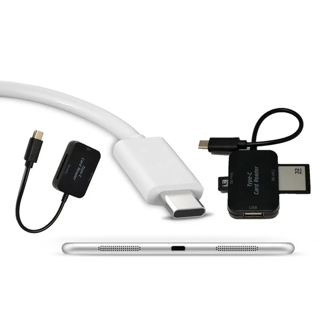 Multifunctional Dual USB Ports High Speed Card Type-C Reader 3.1 And Hub For Phone Computer | Компьютеры и офис