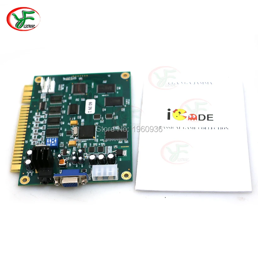 Аркада Jamma Шкаф DIY Kit 19 в 1 60 мульти игровая доска Классическая аркадная игра с HAPP