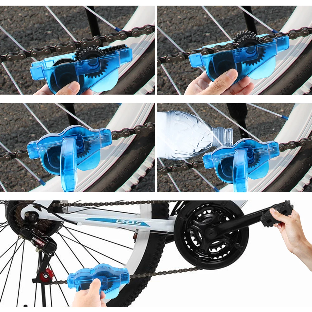 MTB Cycling Bicycle Chain Cleaner Tool Set Portable Kits Brushes Scrubber Repair | Спорт и развлечения