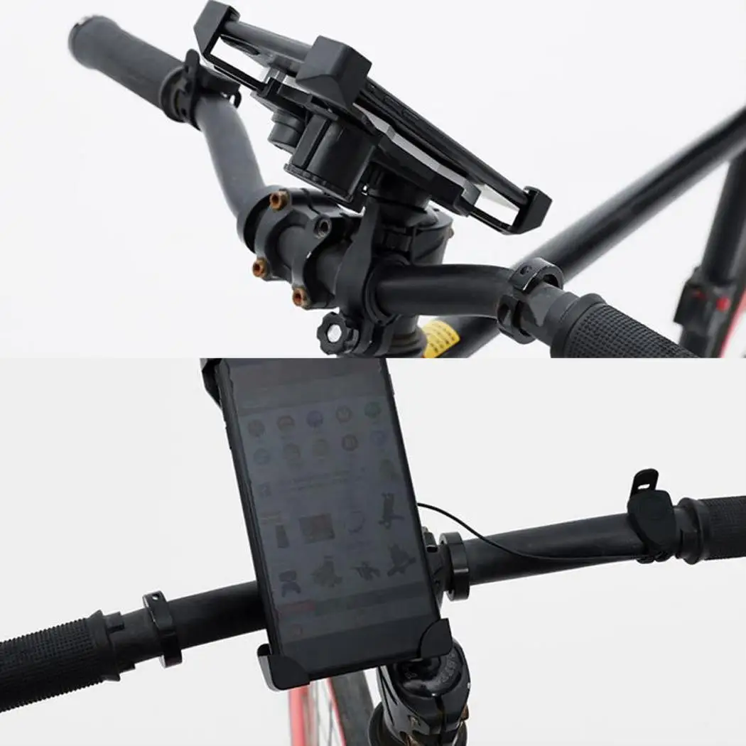 360 Degree Rotation Bike Phone Holder With Electric Horn Bicycle Mountain Motorbike Accessory | Спорт и развлечения