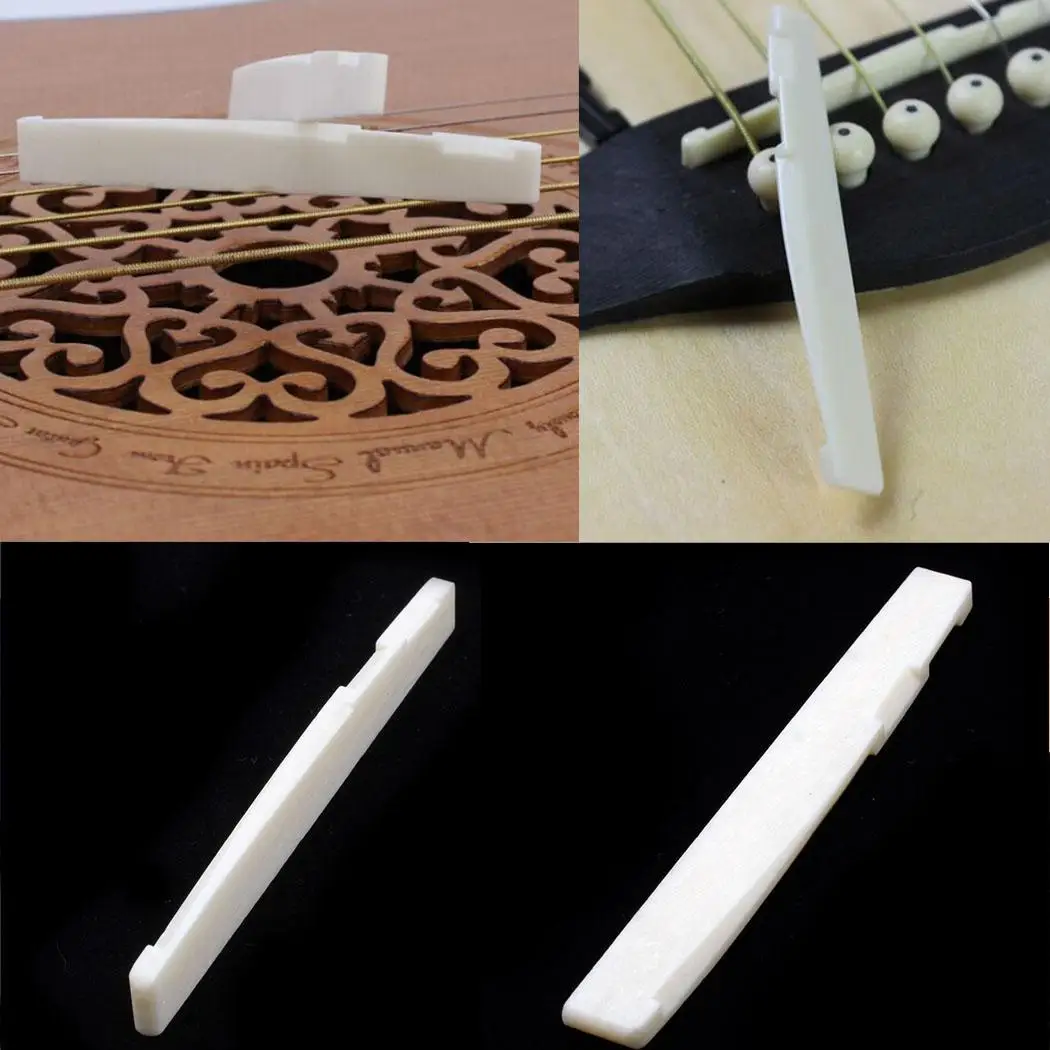 Запчасти для гитары костный мост седло части Гитара геометрические белый