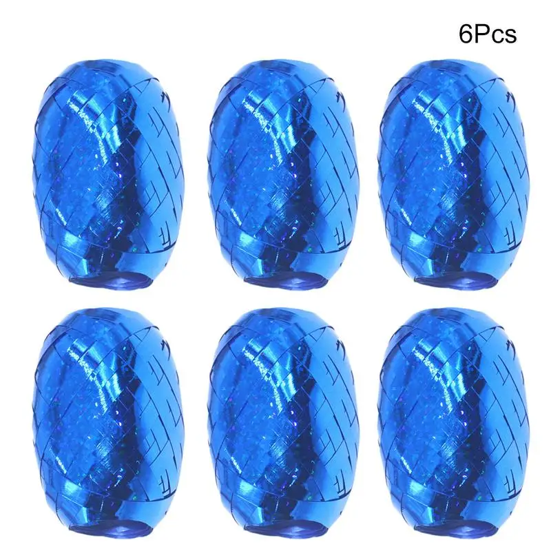 6 шт шар веревка фольга лента лазер цвета веревки для празднования вечерние