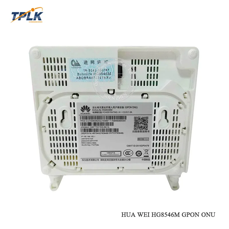 Терминал GPON ONU ONT 15 шт./лот huawei HG8546M режим маршрута HGU порт 1GE + 3FE 1 телефон wifi Gpon |
