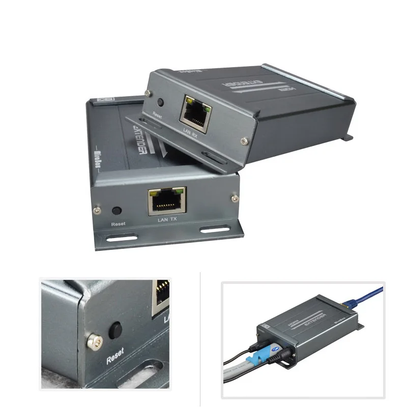 TTKK до 150 м/492Ft HDMI расширитель ИК Аудио экстрактор через Rj45 Cat5 Cat6 ЕС разъем|Кабели