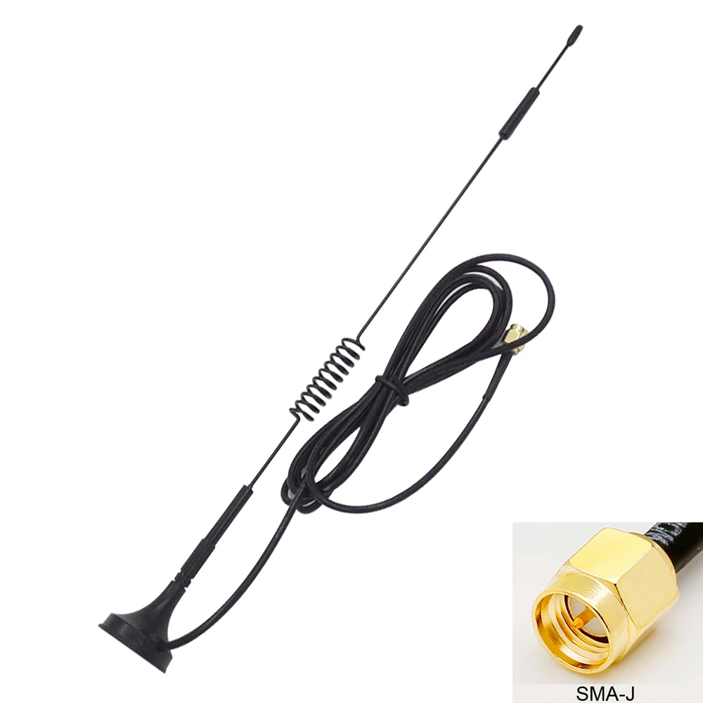 

CDMA/GSM/2.4G/WCDMA/LTE/3G/4G Sucker Antenna 12DBI 1.5M Cable SMA Male
