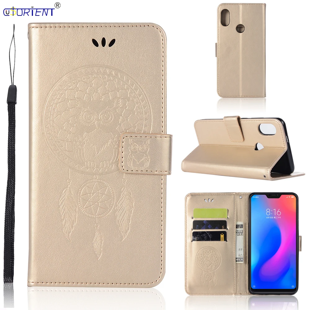 Флип чехол для Xiaomi Mi A2 Lite бумажник Xaomi Xiomi Red Redmi 6 Pro с отделением карт телефона MiA2