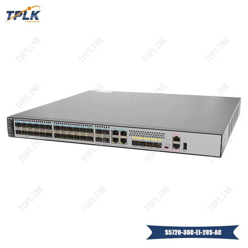 Горячая породукц оригинальный S5720 коммутатор серии S5720-36C-EI-28S-AC Ethernet 28-Порты и