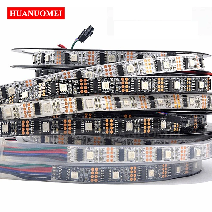 

Гибкая светодиодная лента WS2801 5 м 32 светодиода s/M 5050 SMD RGB Pixel Magic 5 в индивидуально Адресуемая цифровая неоновая лента для ТВ