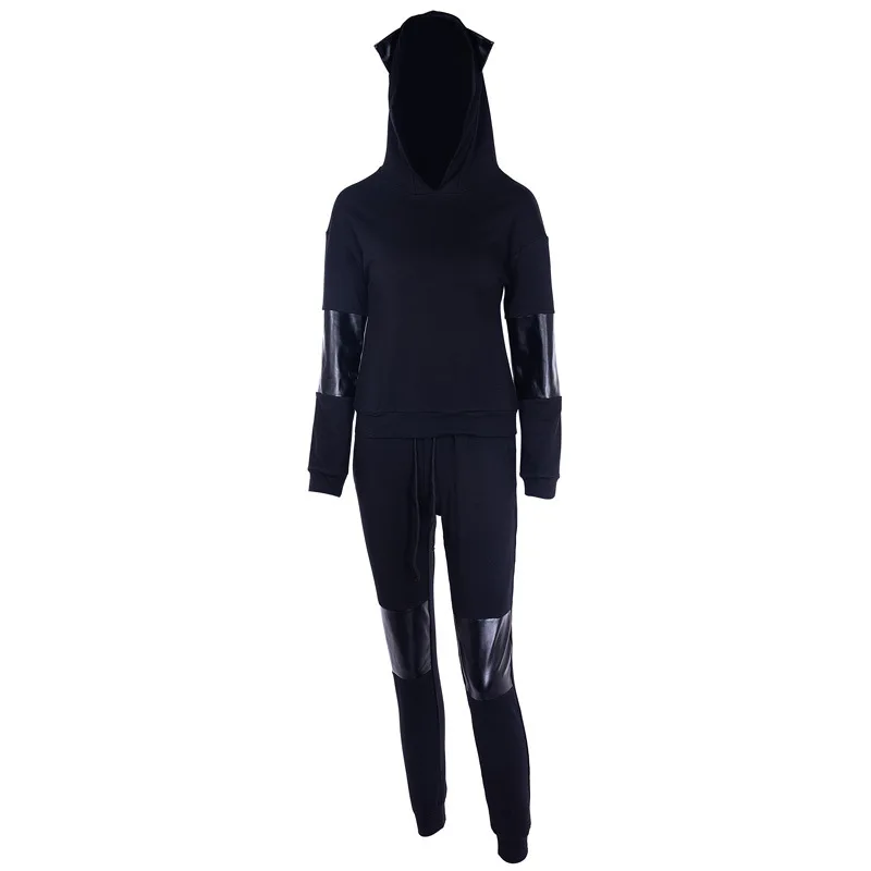 

Women Sport Suit Hat Hoodies Running Shirt Sweatshirt Sportswear Hooded And Leggings Workout Sports Jogging Running Clothes