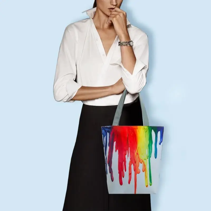 2019 New Casual Women Large Capacity Canvas Tote Bag Paint Floral Print Female Ladies Top-handle | Багаж и сумки