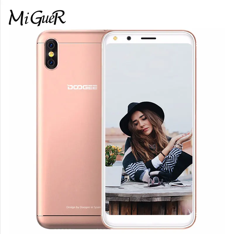 DOOGEE X53 Android 7 0 MTK6580M четырехъядерный 5 3 &quotдюймовый 18:9 экран 1 Гб ОЗУ 16 ПЗУ 2200 МП