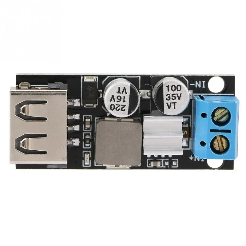 DC-DC понижающий напряжение модуль питания 12В 24В 6В-32В до 5В QC3.0 USB быстрая зарядка |