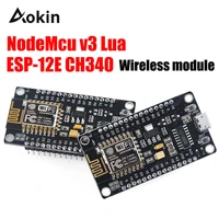 nodemcu v3 lua wireless module wifi internet of things development board esp8266 with pcb antenna and usb port esp 12e ch340