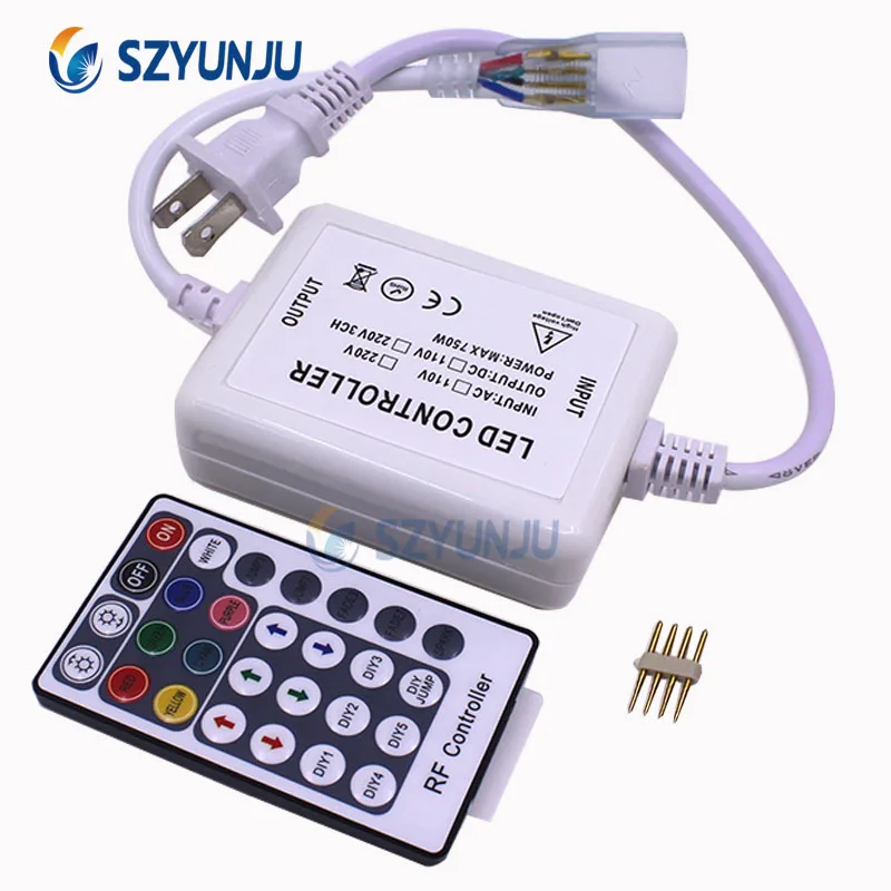 AC 110V US plug 220v EU контроллер RF RGB с 28Key светодиодный пульт дистанционного управления