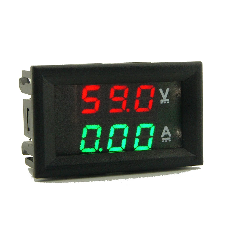 0 100 в 50A DC Digita Double displayVolt Амперметр точность класс 0.1% защита обратного соединения