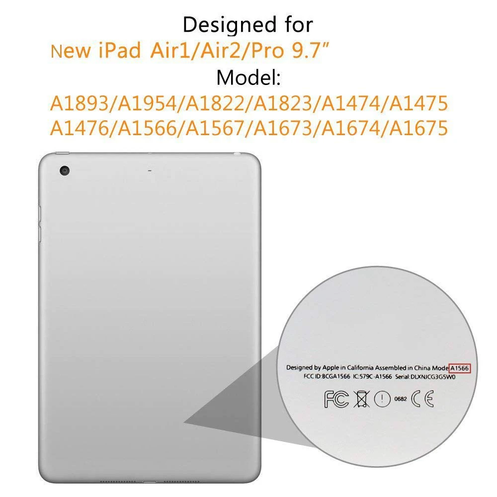 Для Ipad Case-Kids для 9 7-дюймового чехла/Ipad Pro/Ipad Air 1 2 милый мультяшный чехол