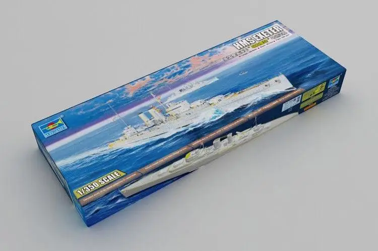 Trumpeter масштаб 1/350 05350 HMS Exeter тяжелый Круизер набор моделей военной сборки|Наборы