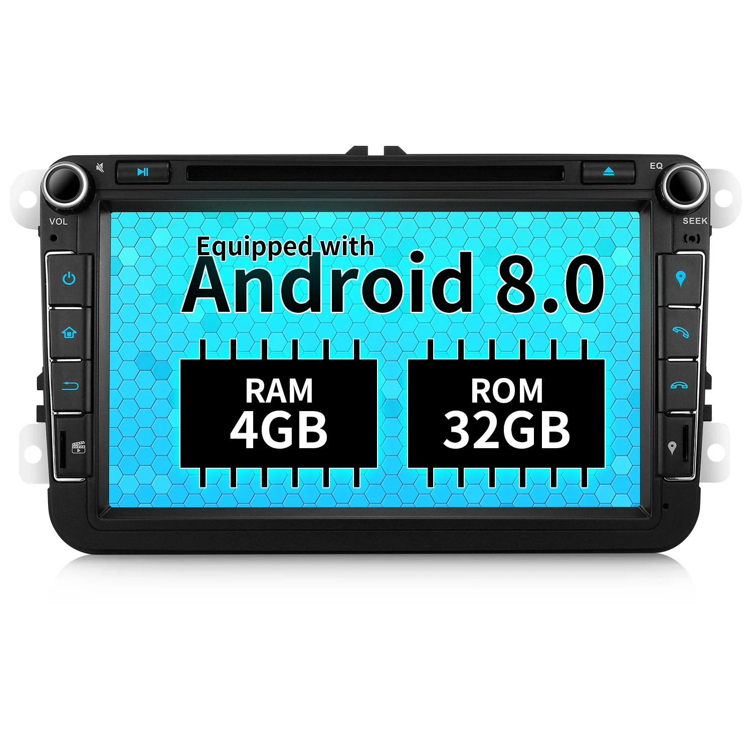 8 дюймов 2Din Восьмиядерный WiFi Android 0 автомобильный мультимедийный плеер gps для
