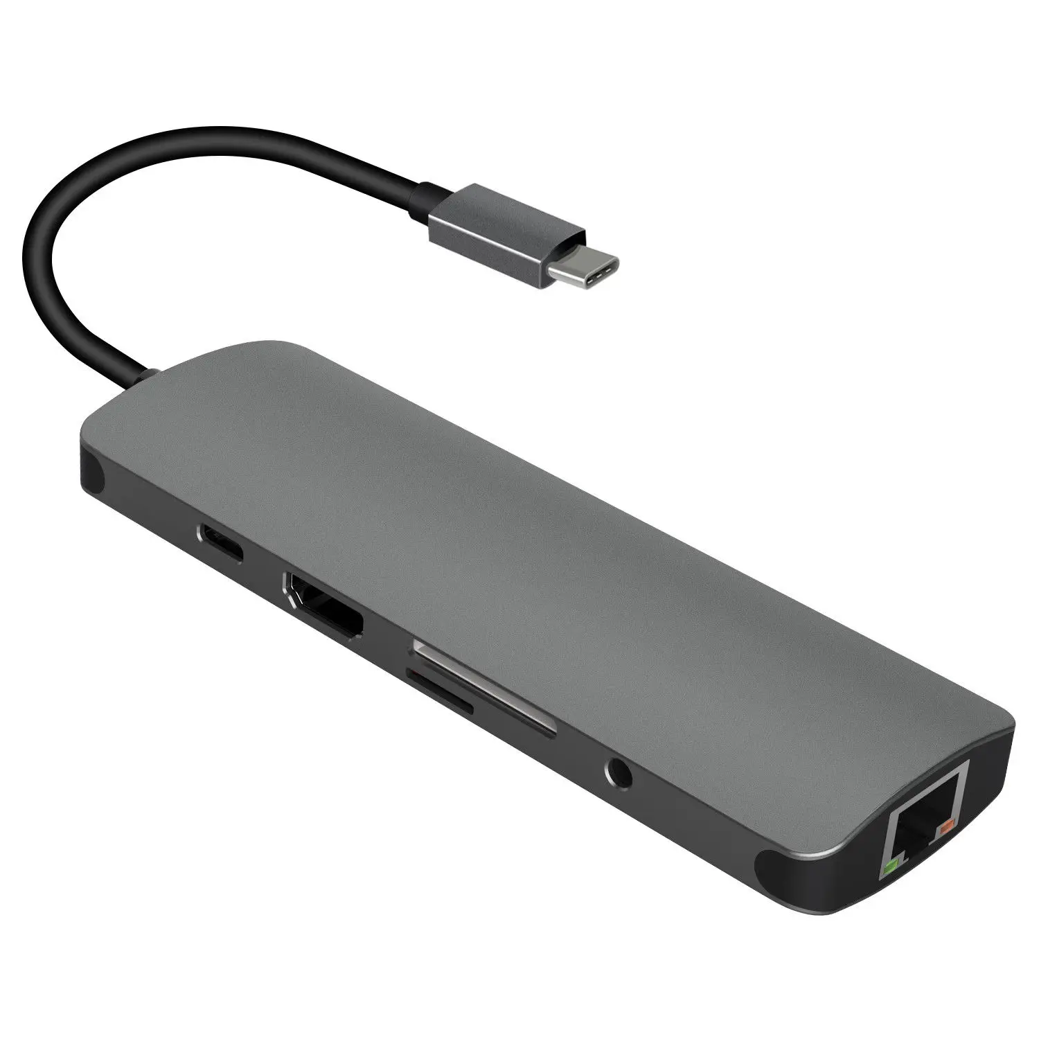 OPQ Type C концентратор 9в1 Usb 3 1 до 4K Hdmi Pd Vga Usb3.0 Sd Tf Rj45 5 мм аудио разъем| |