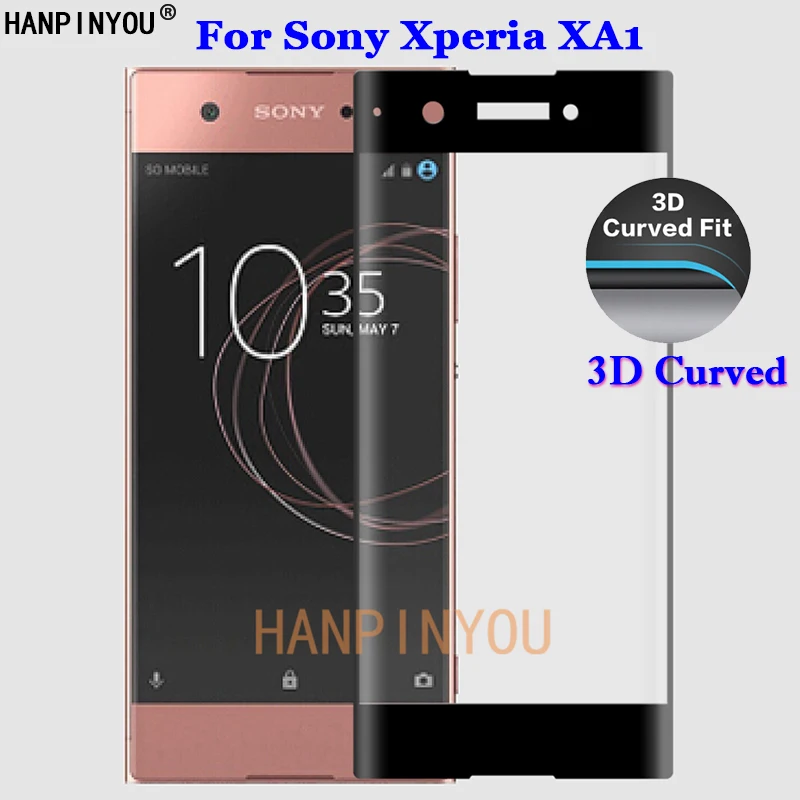 Для Sony Xperia XA1 / Dual G3112 G3116 G3121 5 0 дюйма 3D полное покрытие изогнутое закаленное стекло
