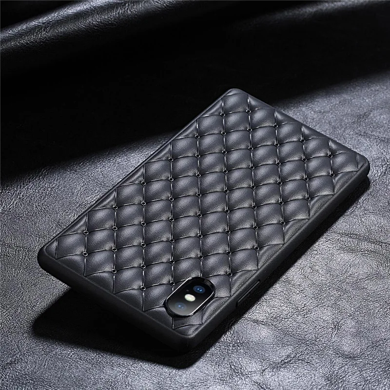 Lovebay чехол для телефона iPhone 7 8 Plus X XR XS Max Роскошная кожа текстура дышащий дизайн