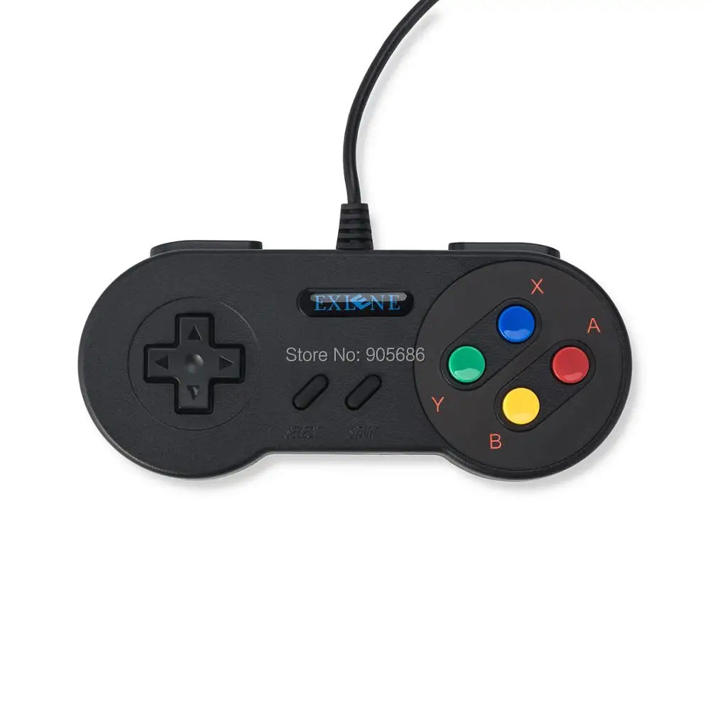Exlene 3M проводной Snes USB контроллер супер классический геймпад SNES джойстик для ПК