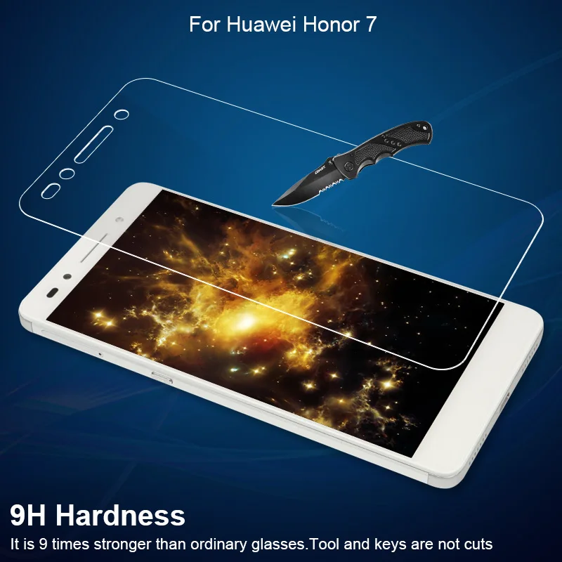 DyGod 5 2 дюймов для Huawei Honor 7 закаленное стекло Переднее защитная пленка 0 6C Замена