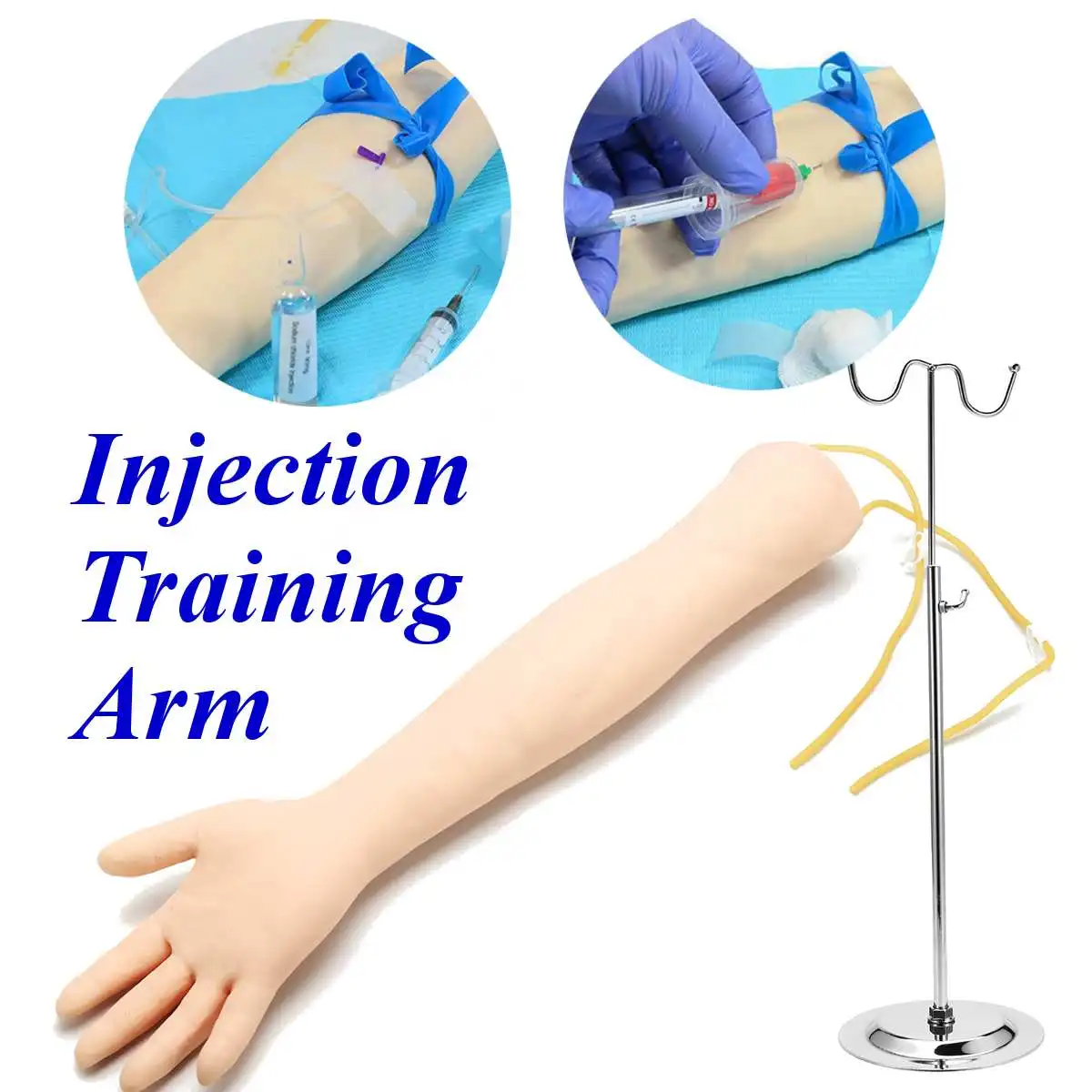 IV практика рука флеботомии Venipuncture модель с кронштейном взрослого человека