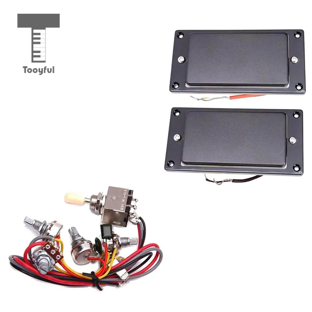 Запечатанная гитара Humbucker Пикап Набор + проводка цепи 2 V/2 T/1J для LP
