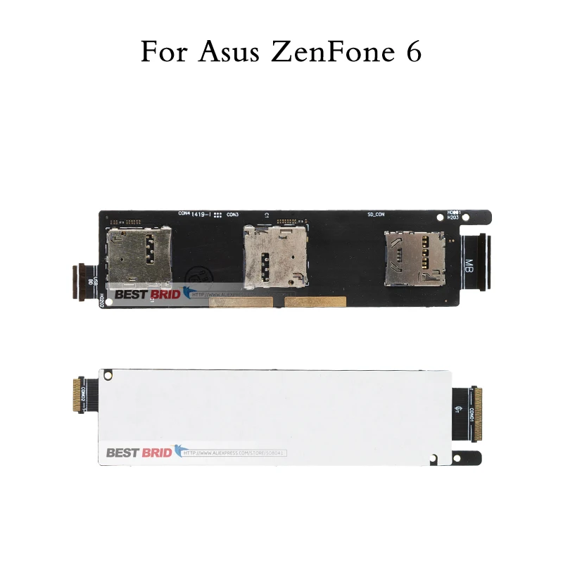 1 шт. запасные части для чтения SIM-карт ZenFone A500CG A500KL ZE500CL ZE550ML Zenfon 4 6 ZX551ML | Мобильные
