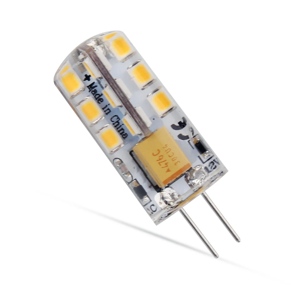 G4 24 светодиодный s SMD 2835 постоянного тока/переменного тока 12 V Светодиодный лампа 3