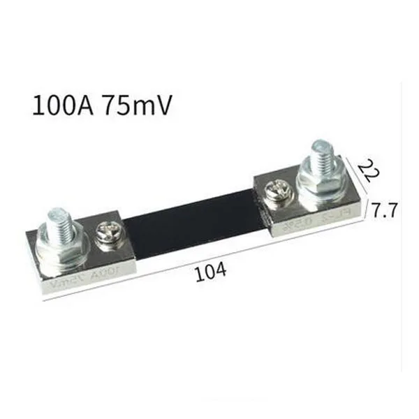 100A 75мв DC токовый шунтирующий резистор для цифровой LED ЖК Вольтметр Амперметр