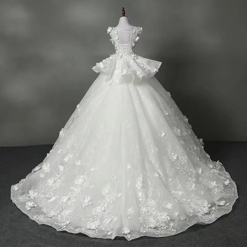 Vivian's Bridal роскошное свадебное платье принцессы с 3d цветочной аппликацией