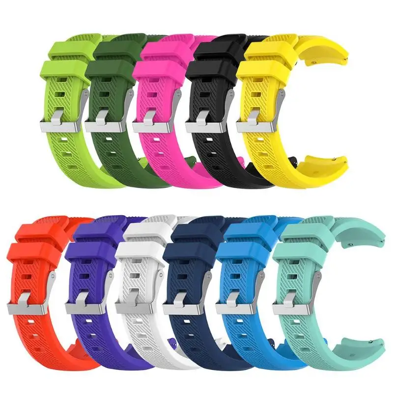 Мягкий силиконовый ремешок для смарт часов ZTE Quartz ZW10 LG W100/LG W110 Samsung gear S3/Gear2