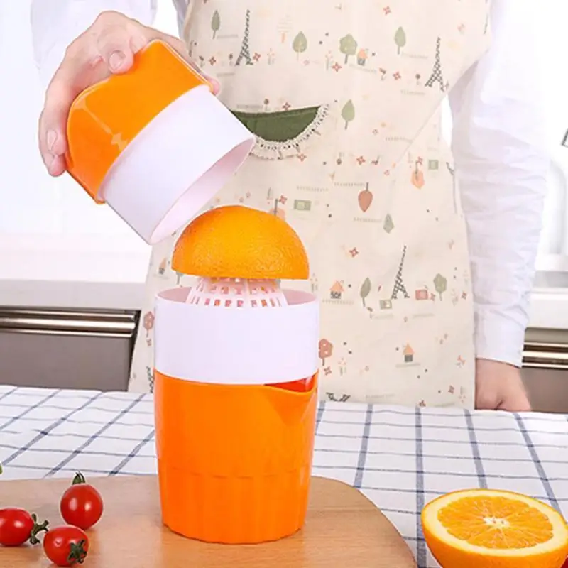 

Portable 300ml Manual Lemon Juicer 100% Orange Citrus Squeezer Fruit Coffee Cup Large Capacity Teacup Kitchen Accessories