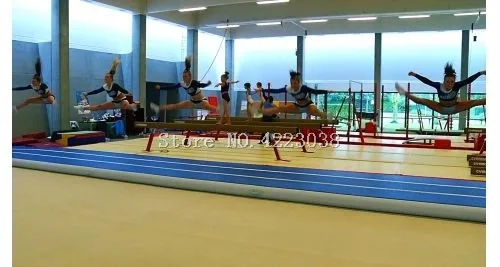 Продажа Бесплатная доставка, надувной гимнастический коврик для акробатики 11*1*0,2 м, воздушный напольный коврик для акробатики с электрическим возд...