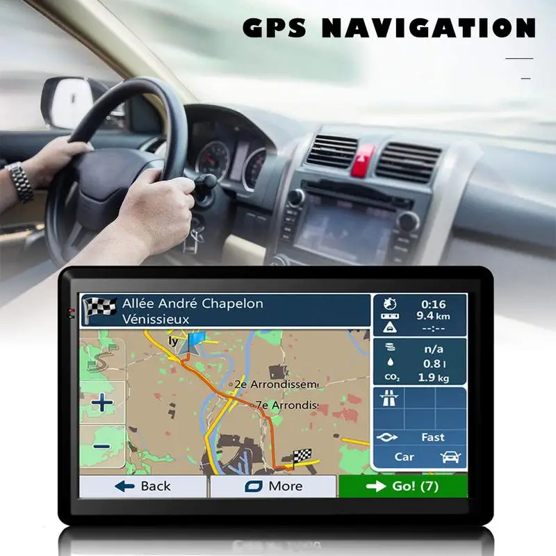 7 дюймов автомобиля gps навигатор для грузовика 256 м оперативная память 8 Гб