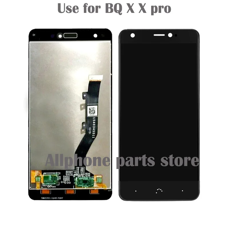 10 шт./Лот DHL для BQ Aquaris X ЖК экран Pro дисплей + сенсорный опция X2 экран|Экраны