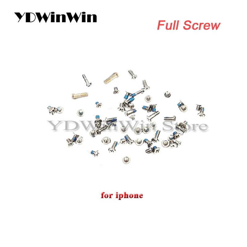 10 шт./набор полный набор винтов для iPhone X XR XS Макс 5 5S 5c 6 6S 7 8 плюс комплект болтов с 2