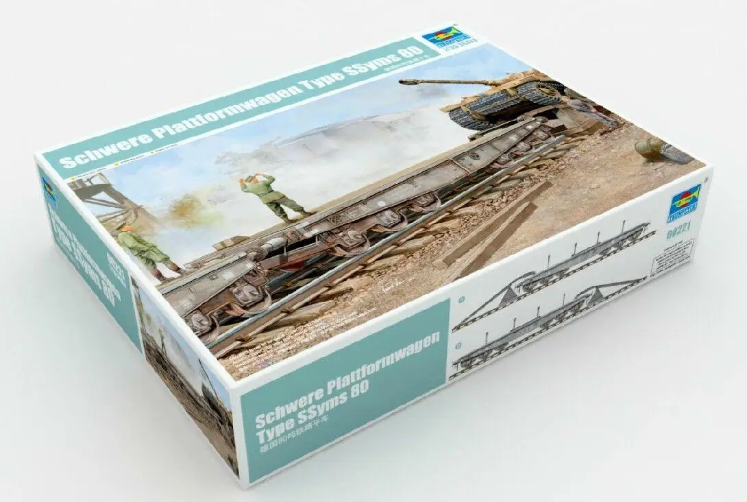 Trumpeter 1/35 00221 пластиковые формованные системы 80|Наборы для сборки моделей| |