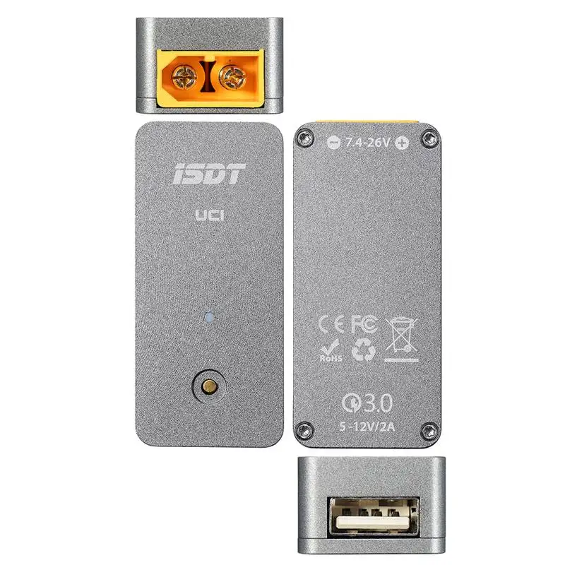 Новый продукт ISDT UC1 18 Вт 2A мини Быстрая зарядка Смарт USB зарядное устройство
