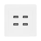 Электрическая розетка с 4 USB-портами, 5 в постоянного тока