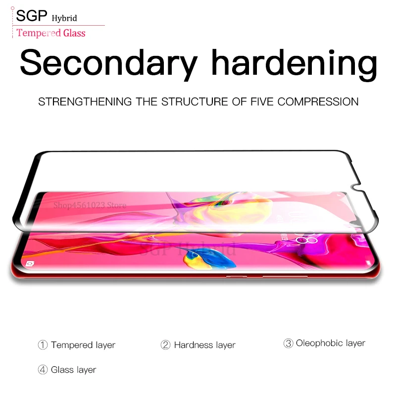 Защитное стекло 20D закаленное для Huawei P30 P20 Pro Lite Mate 10 20 Защитная пленка P Smart 2019 HD