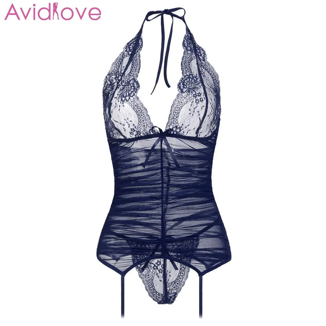 Avidlove женское сексуальное нижнее белье эротическое кружевное с вырезом на шее