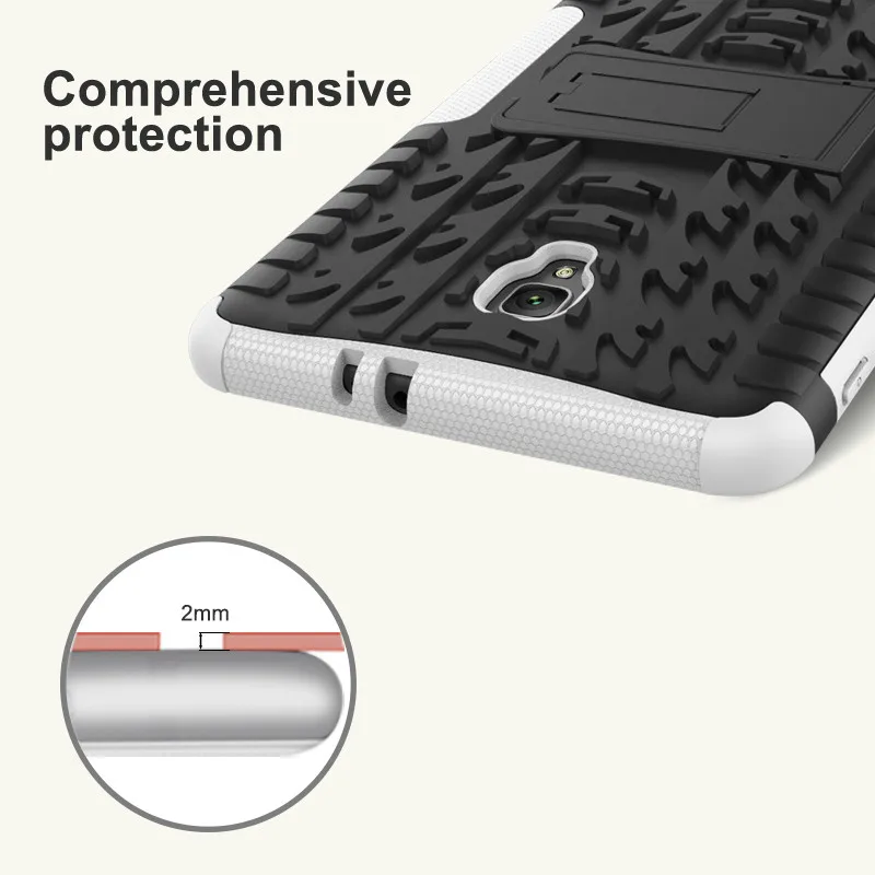 Ударопрочный резиновый чехол для Samsung Galaxy Tab A 8 0 T380 T385 2017 планшета сверхпрочный 2в1