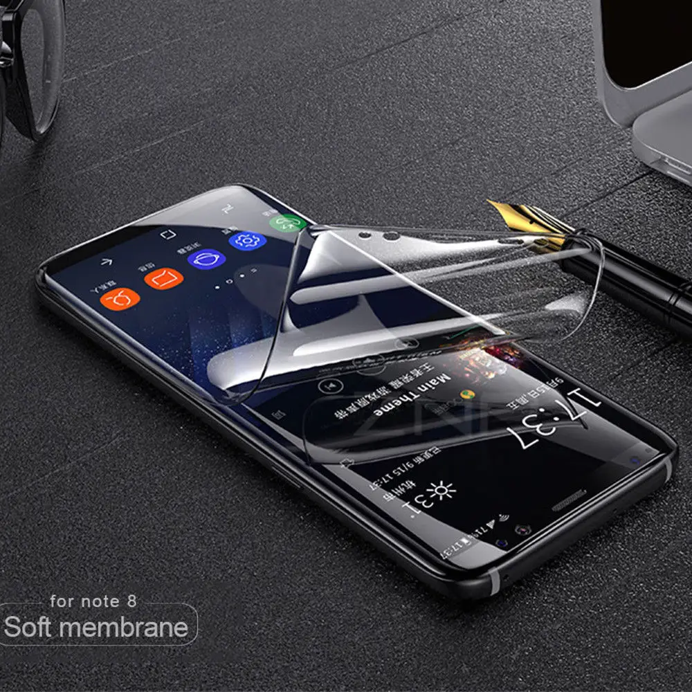 KISSCASE полное покрытие мягкий гидрогель пленка для экрана iPhone X XR XS макс 7 8 6 6s плюс