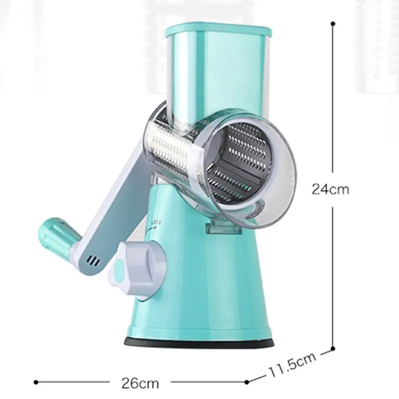 Hot!!! Manual Vegetable Cutter Slicer Kitchen Accessories Multifunctional Round Mandoline Potato Cheese Gadgets | Бытовая техника