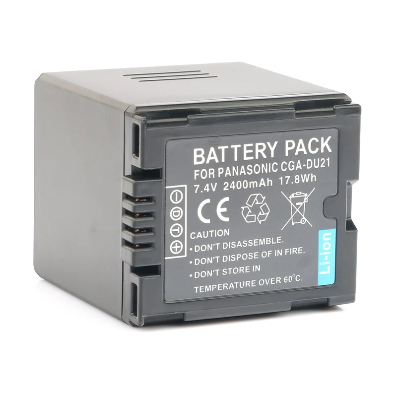 LANFULANG 7 4 V 2400 мАч CGA CGR DU21 Камера Батарея для цифрового фотоаппарата Panasonic DU06 DU07 DU07A