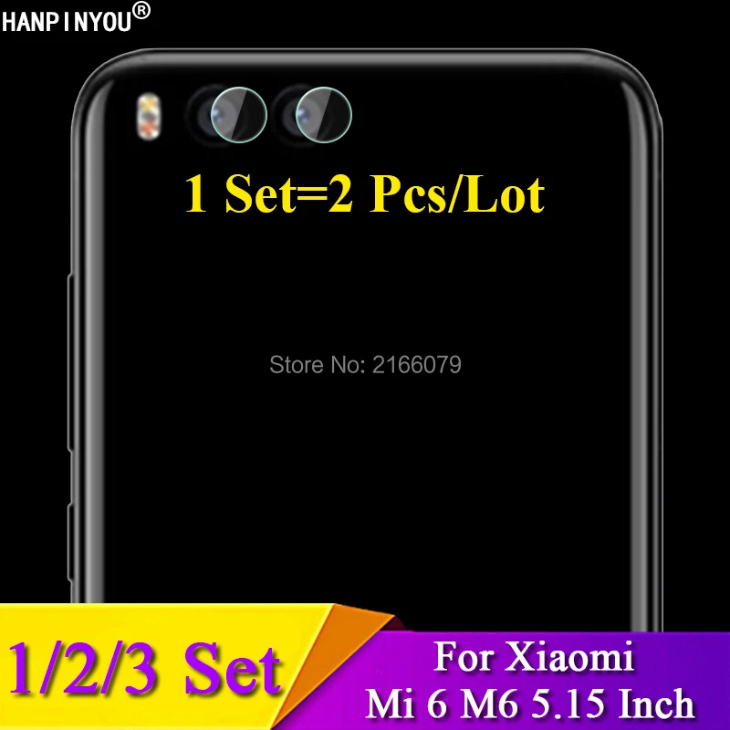 1/2/3 комплект для Xiaomi Mi 6 Mi6 M6 защитная пленка из мягкого закаленного стекла задней